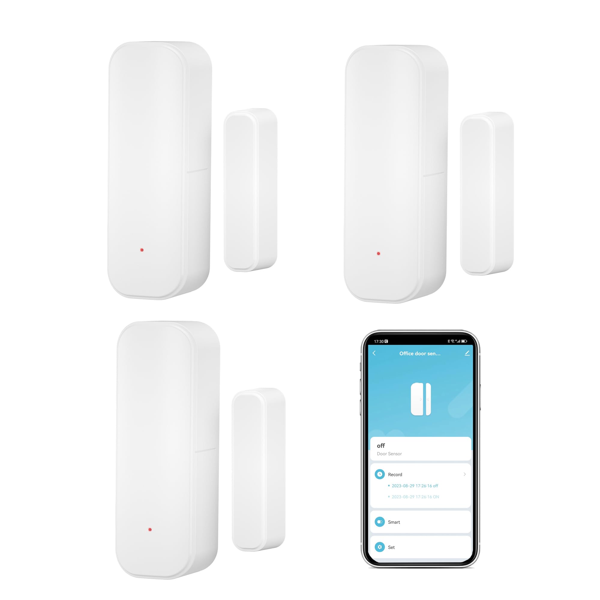 WiFi Door Sensor: Smart Window Contact Sensor with App Alert
